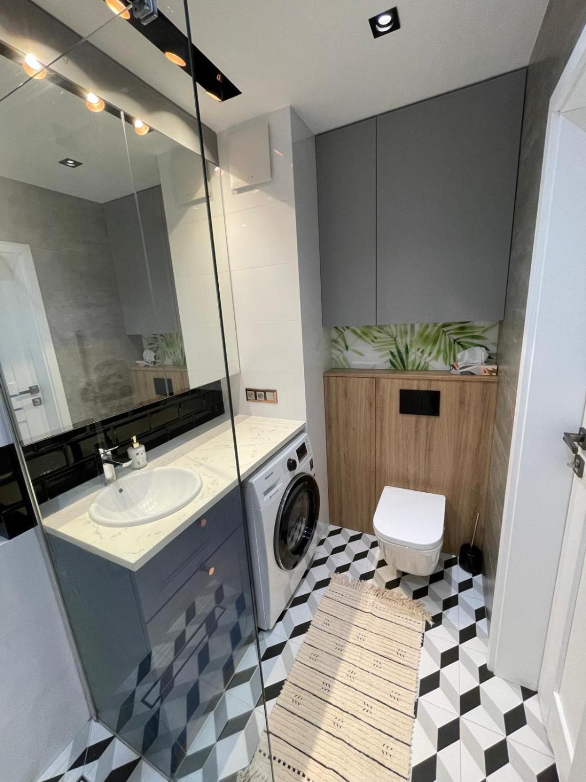 Noche Apartament Rondo Wiatraczna Warsaw Luaran gambar